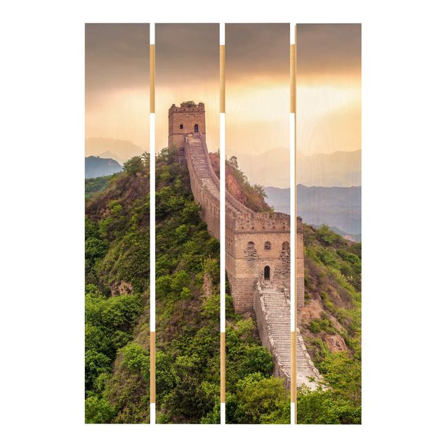 Trätavlor The Infinite Wall Of China