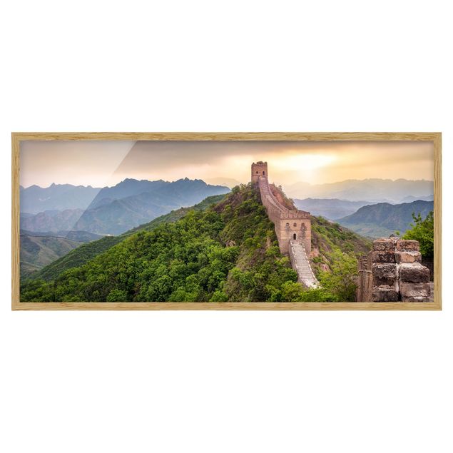 Tavlor arkitektur och skyline The Infinite Wall Of China