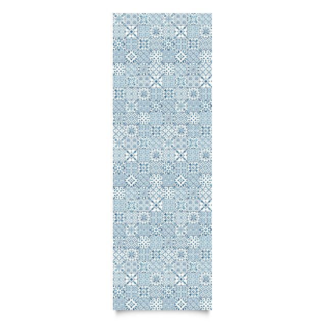 Självhäftande folier Patterned Tiles Blue White