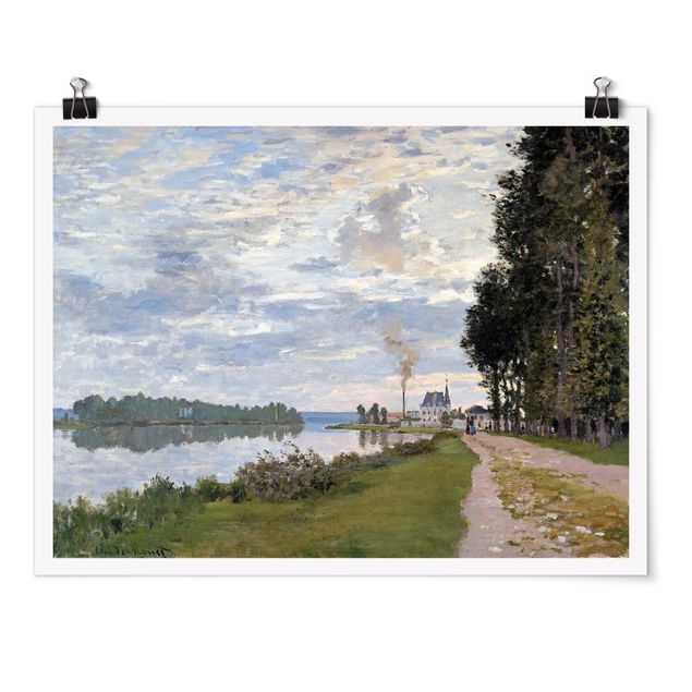 Konststilar Claude Monet - The Waterfront At Argenteuil