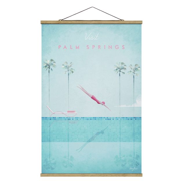 Tavlor porträtt Travel Poster - Palm Springs