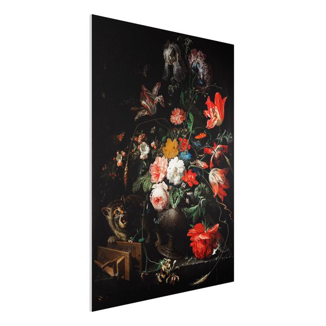 Kök dekoration Abraham Mignon - The Overturned Bouquet