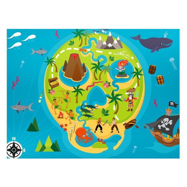 Tavlor bergen Playoom Mat Pirates - Welcome To The Pirate Island