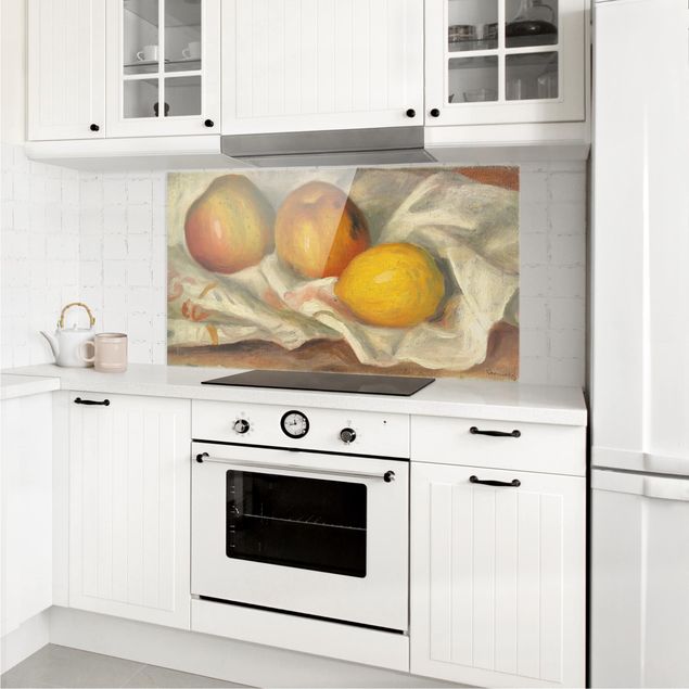 Konststilar Impressionism Auguste Renoir - Apples And Lemon