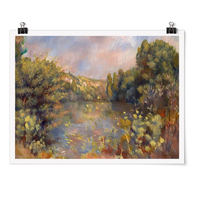 Konststilar Auguste Renoir - Lakeside Landscape
