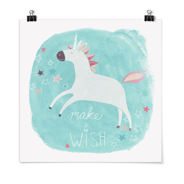 Posters djur Unicorn Troop - Wish