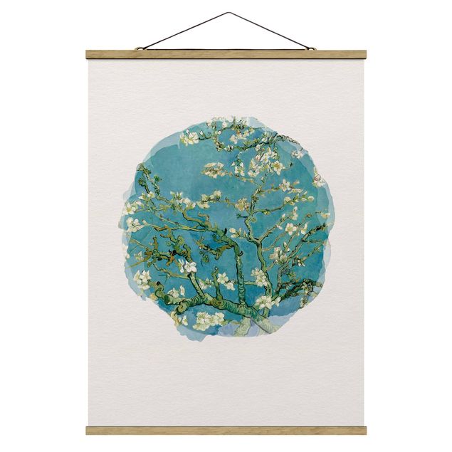 Konststilar Post Impressionism WaterColours - Vincent Van Gogh - Almond Blossom