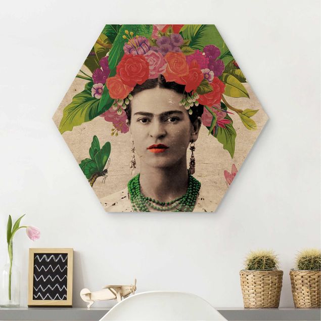 Kök dekoration Frida Kahlo - Flower Portrait