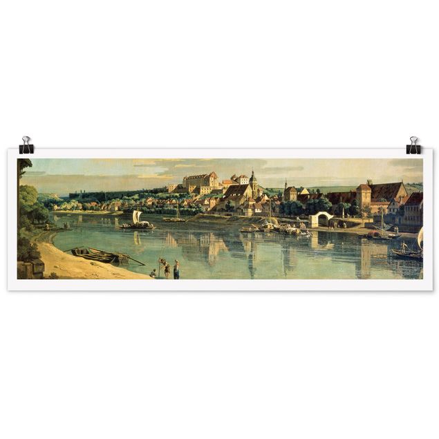 Konststilar Post Impressionism Bernardo Bellotto - View Of Pirna