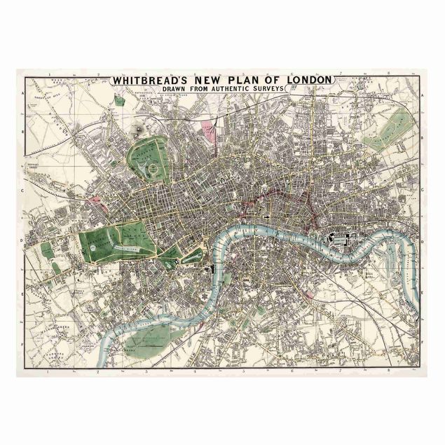 Tavlor London Vintage Map London