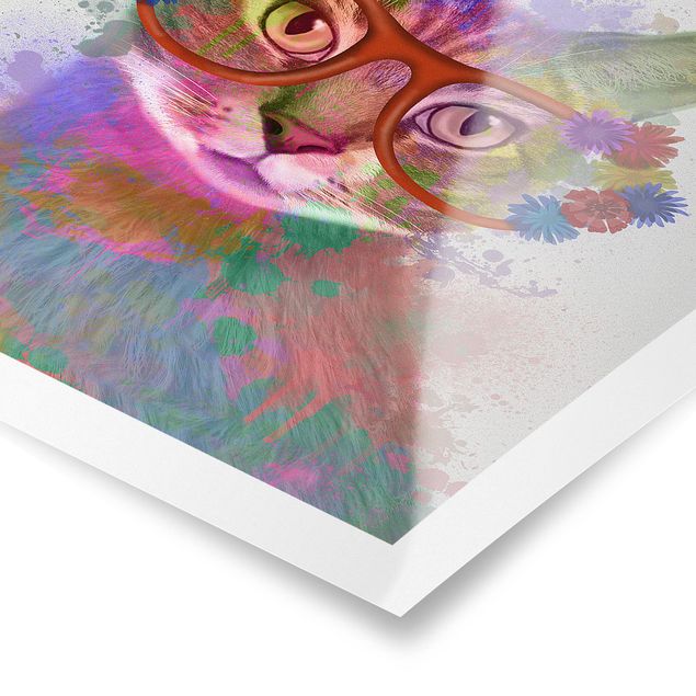 Tavlor Rainbow Splash Cat