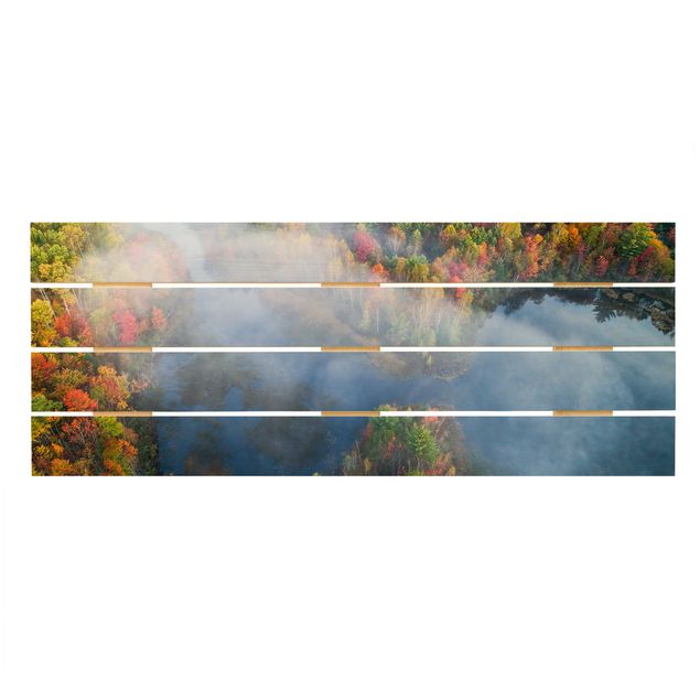 Trätavlor Aerial View - Autumn Symphony