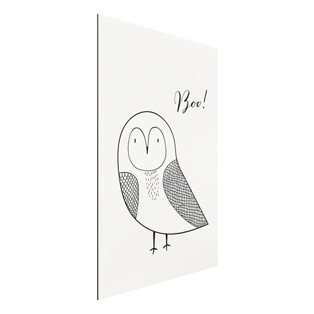 Inredning av barnrum Owl Boo Drawing