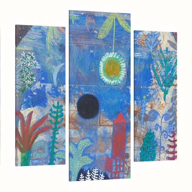Canvastavlor konstutskrifter Paul Klee - Sunken Landscape