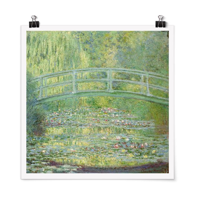 Konstutskrifter Claude Monet - Japanese Bridge