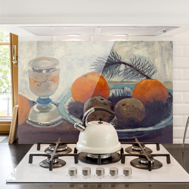 Konststilar Expressionism Paula Modersohn-Becker - Still Life With Frosted Glass Mug