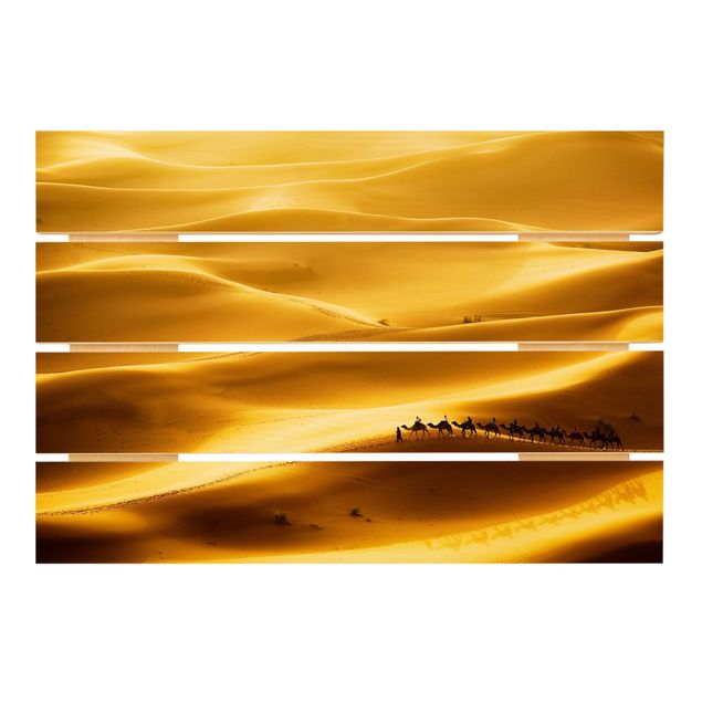 Trätavlor Golden Dunes