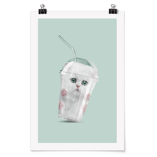 Posters djur Shake With Cat