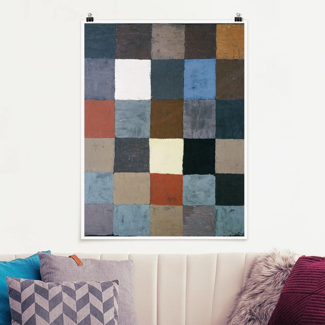 Kök dekoration Paul Klee - Color Chart (on Gray)