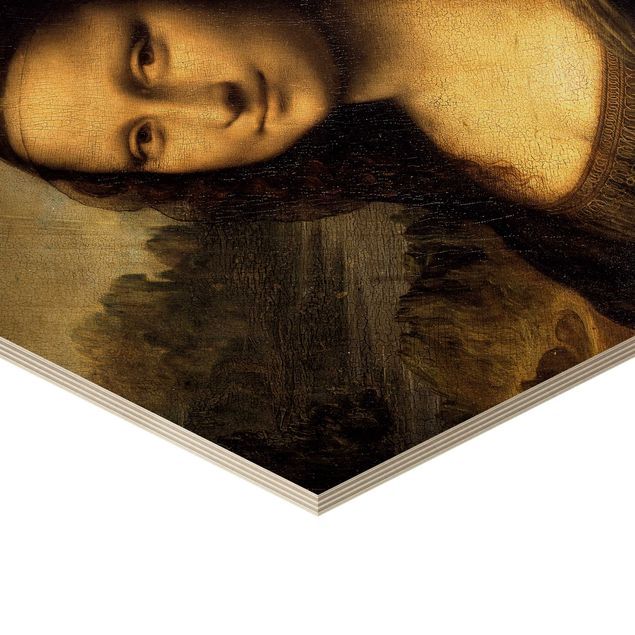 Hexagonala tavlor Leonardo da Vinci - Mona Lisa