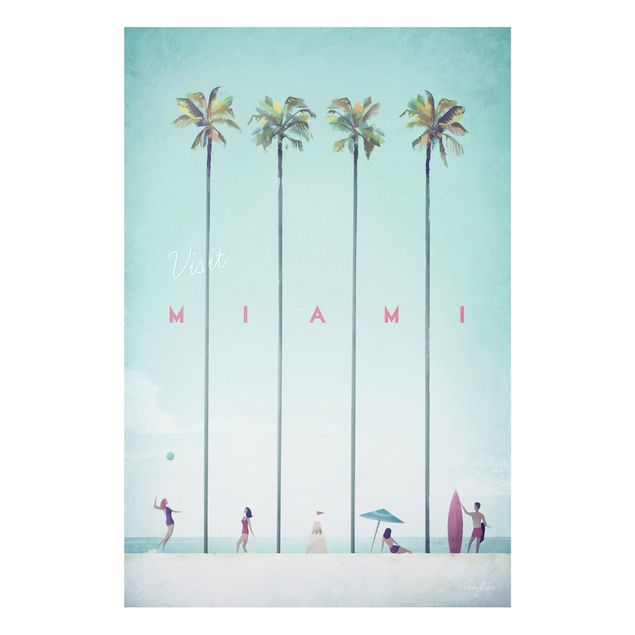 Tavlor landskap Travel Poster - Miami