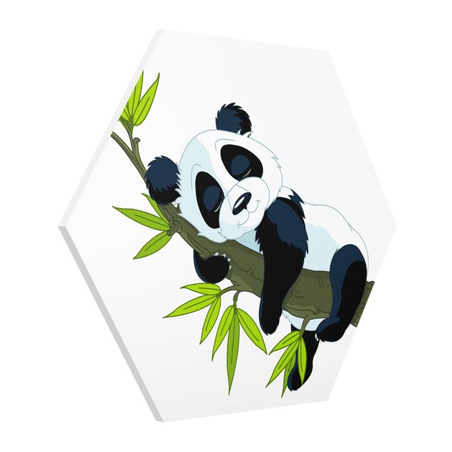 Tavlor landskap Sleeping Panda