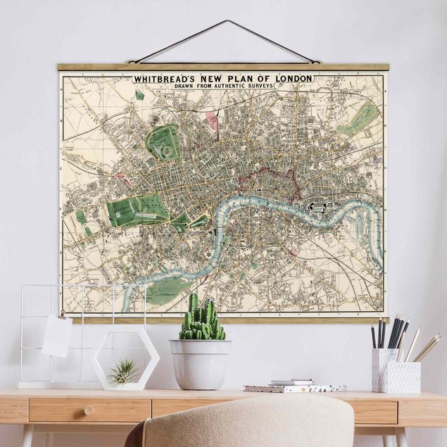 Kök dekoration Vintage Map London