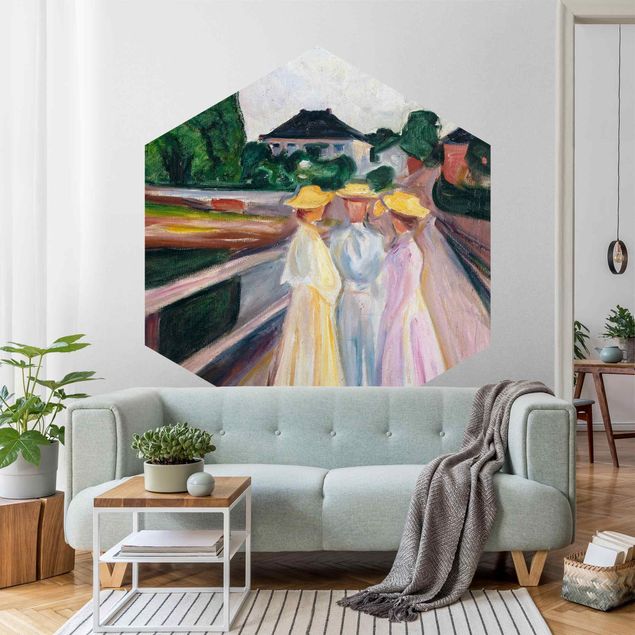 Konststilar Post Impressionism Edvard Munch - Three Girls