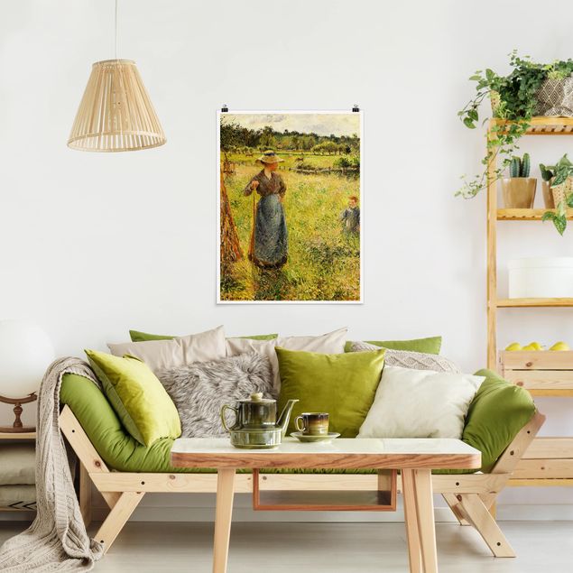 Konststilar Impressionism Camille Pissarro - The Haymaker