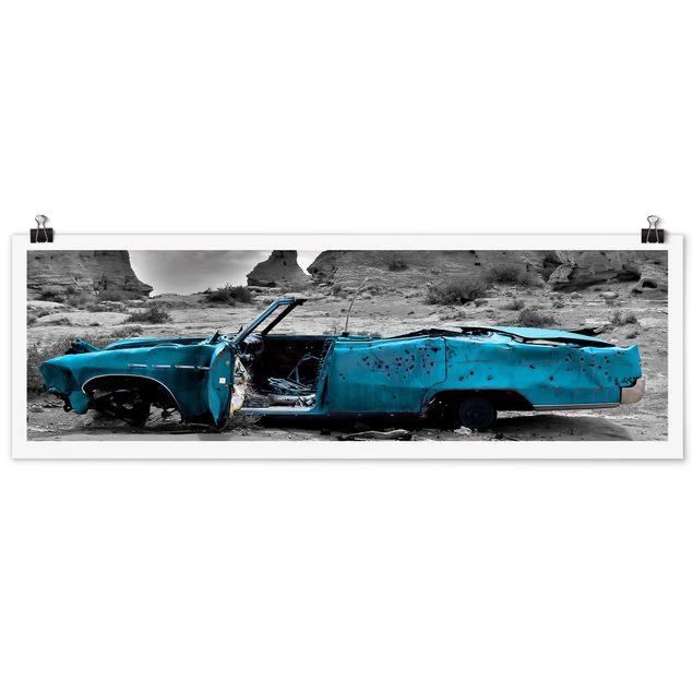 Tavlor bilar Turquoise Cadillac