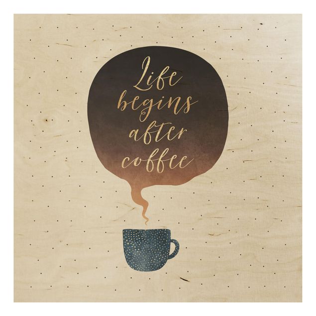 Tavlor Elisabeth Fredriksson Life Begins After Coffee Dots