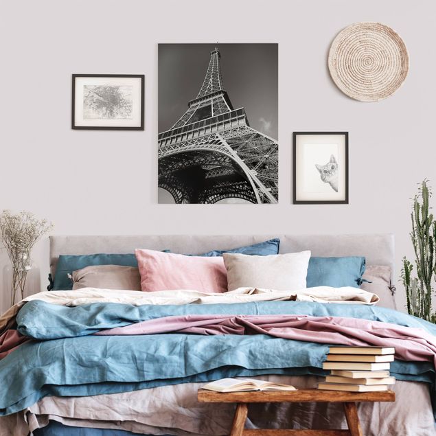 Canvastavlor Arkitektur och Skyline Eiffel Tower