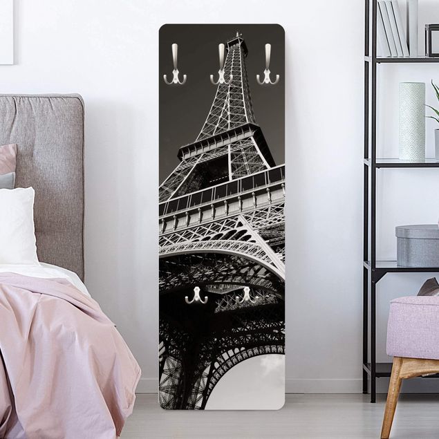Klädhängare vägg arkitektur och skyline Eiffel tower