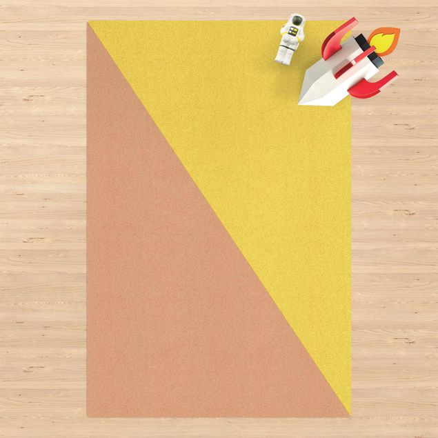 matsal matta Simple Triangle In Yellow