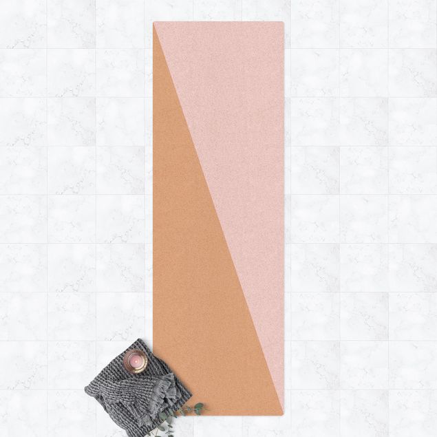 modern matta Simple Triangle In Light Pink