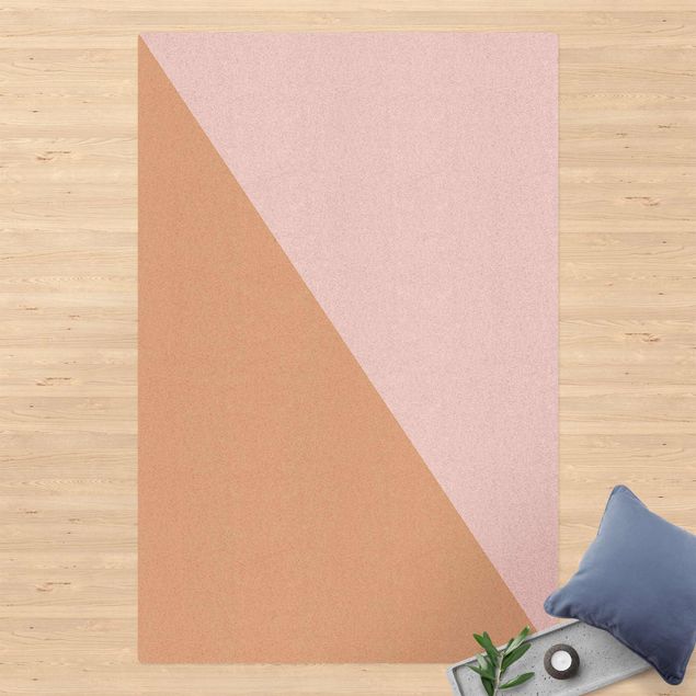 matsal matta Simple Triangle In Light Pink