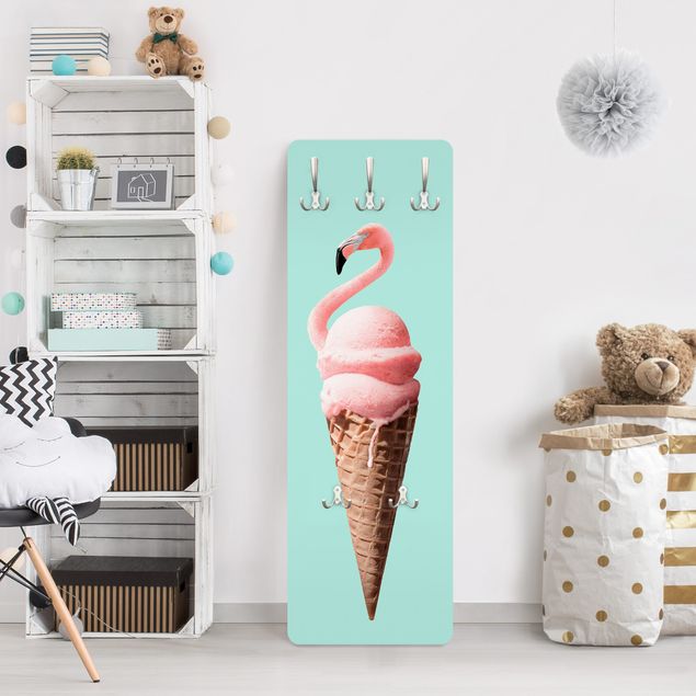 Tavlor Jonas Loose Ice Cream Cone With Flamingo