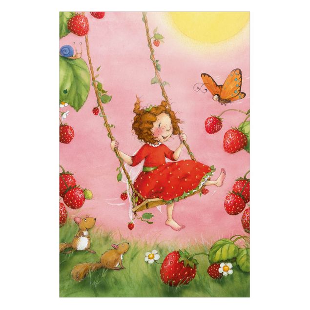 Fönsterfilm - The Strawberry Fairy - Tree Swing