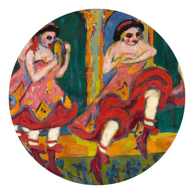 Tapeter modernt Ernst Ludwig Kirchner - Czardas Dancers