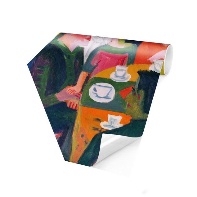 Hexagonala tapeter Ernst Ludwig Kirchner - Coffee Table