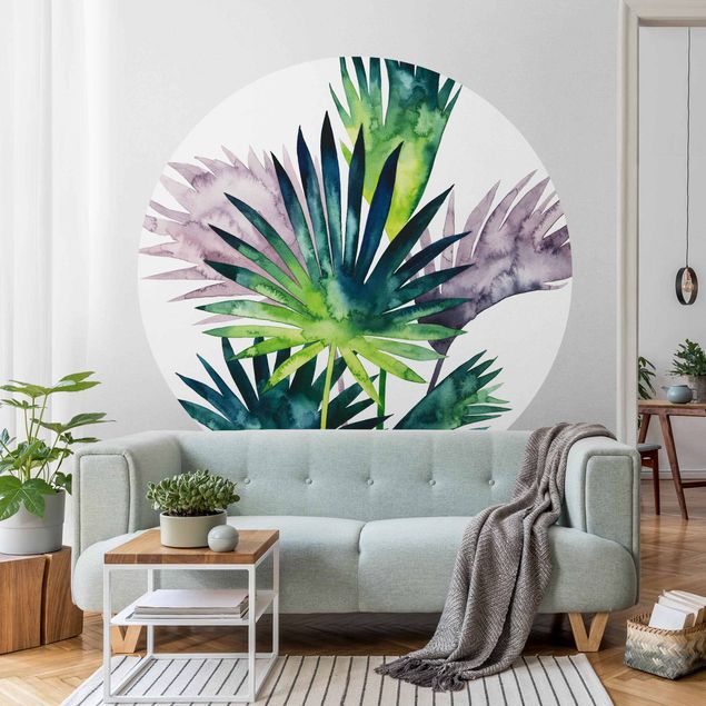 Fototapeter blommor  Exotic Foliage - Fan Palm