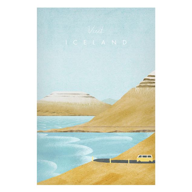 Tavlor arkitektur och skyline Tourism Campaign - Iceland