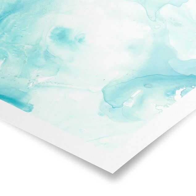 Tavlor Emulsion In White And Turquoise II