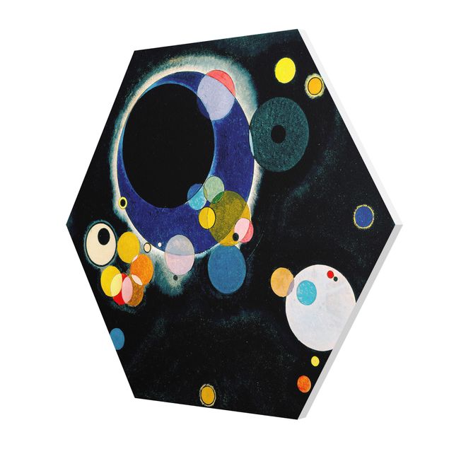 Tavlor abstrakt Wassily Kandinsky - Sketch Circles