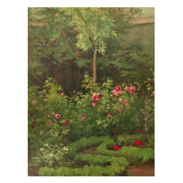 Konststilar Impressionism Camille Pissarro - A Rose Garden