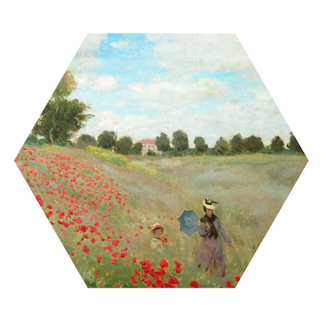 Konststilar Claude Monet - Poppy Field Near Argenteuil