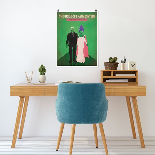 Posters konstutskrifter Film Poster The Bride Of Frankenstein