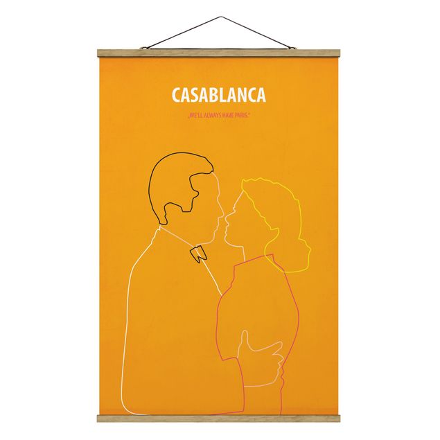 Tavlor porträtt Film Poster Casablanca