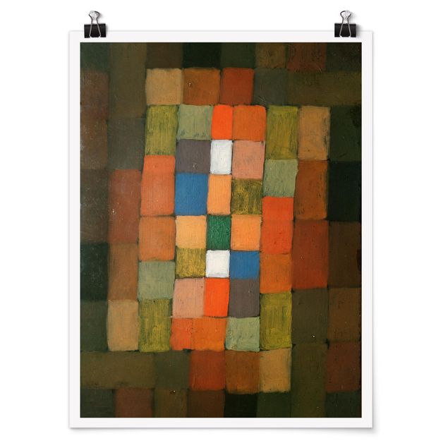 Posters konstutskrifter Paul Klee - Static-Dynamic Increase