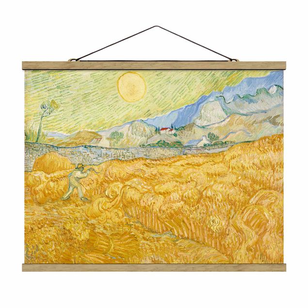 Konststilar Post Impressionism Vincent Van Gogh - The Harvest, The Grain Field